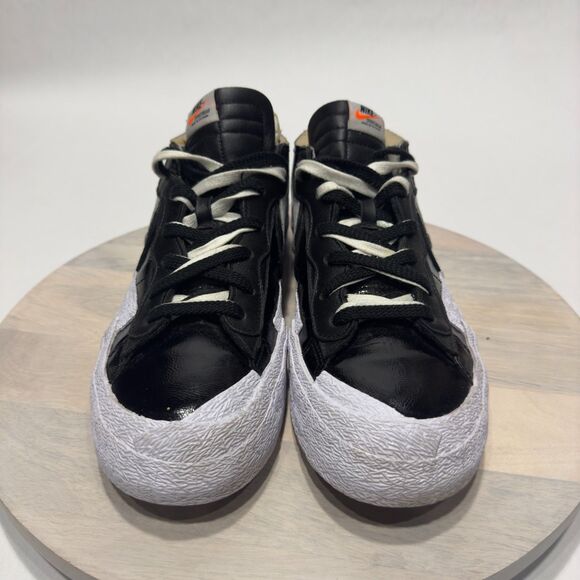 Nike Blazer Low Sacai ‘Black Patent Leather’ Size 13 - Picture 2 of 6